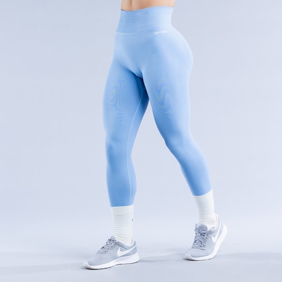 Leggings Dfyne Dynamic Femme Bleu | 01758-YJEX