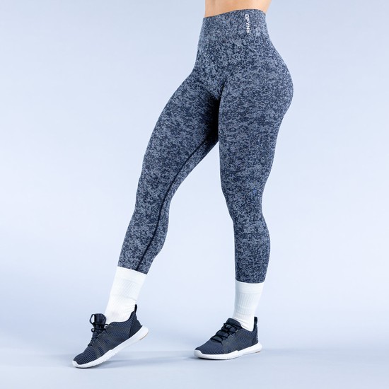 Leggings Dfyne Revive Femme Camouflage Noir | 98317-HKEL