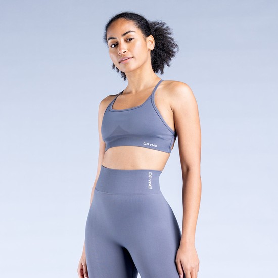 Soutien Gorge Sport Dfyne Dynamic Backless Femme Grise Foncé | 07218-GLEI