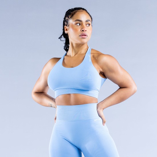 Soutien Gorge Sport Dfyne Dynamic Femme Bleu | 04952-KYTX