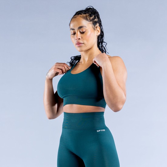 Soutien Gorge Sport Dfyne Dynamic Femme Turquoise Foncé Vert | 70385-CIOH