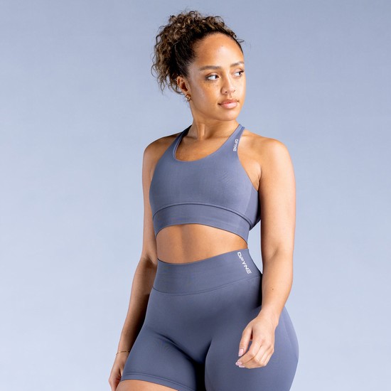 Soutien Gorge Sport Dfyne Dynamic Femme Grise Foncé | 74136-RHEA
