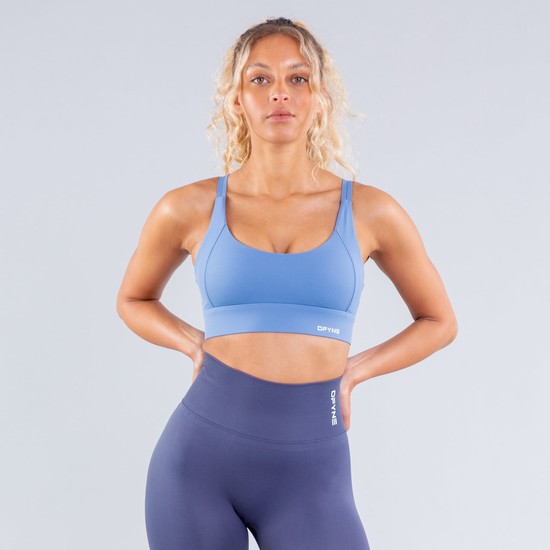 Soutien Gorge Sport Dfyne Origin High-Support Femme Bleu Clair | 14786-GFOA