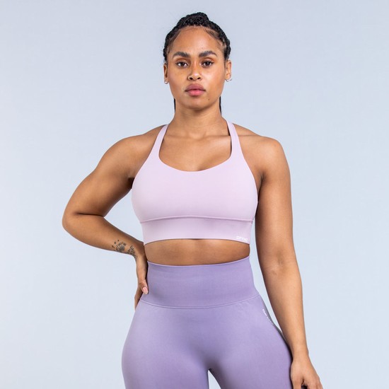 Soutien Gorge Sport Dfyne Origin Medium-Support Femme Violette | 26593-ZLDK