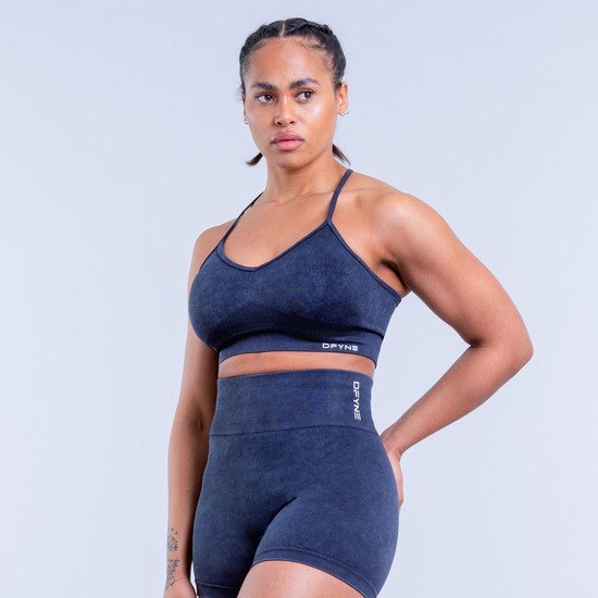 Soutien Gorge Sport Dfyne Valkyrie Acid Wash Femme Grise | 43852-FCJL