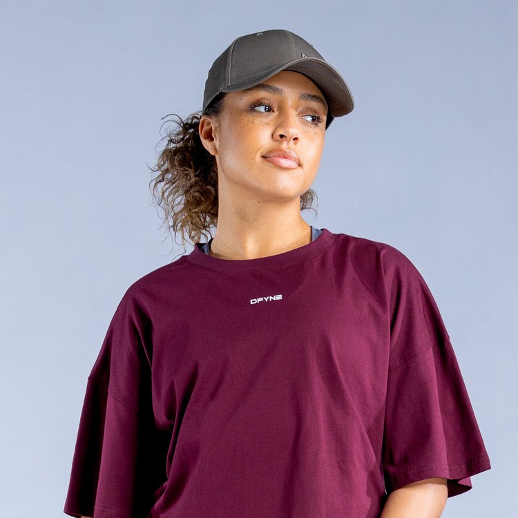 Casquettes Dfyne Signature Femme Chocolat Marron | 68095-KDLZ
