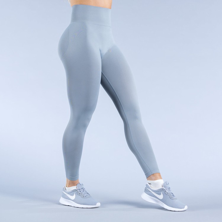 Leggings Dfyne Dynamic Femme Grise Clair | 07569-YXKF