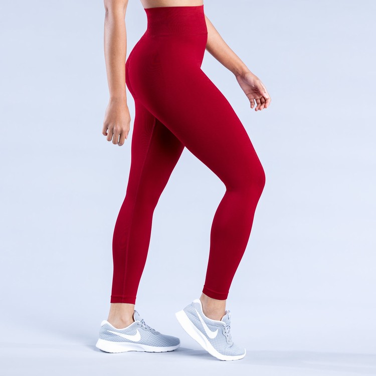 Leggings Dfyne Dynamic Femme Rouge | 42178-ZXKE