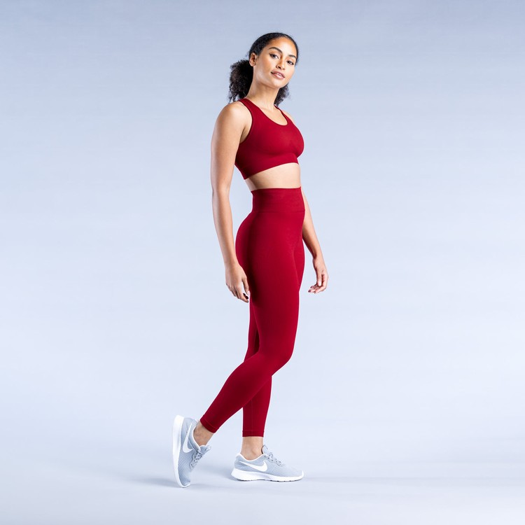 Leggings Dfyne Dynamic Femme Rouge | 42178-ZXKE