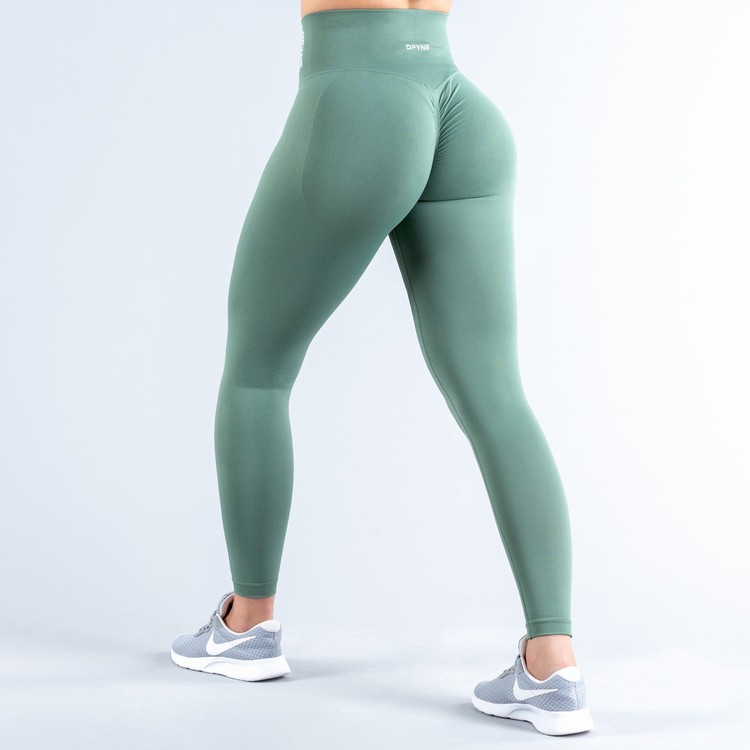 Leggings Dfyne Dynamic Femme Vert | 53208-FKNC