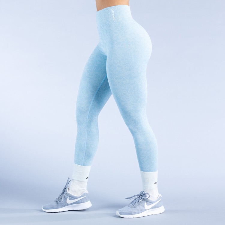 Leggings Dfyne Revive Femme Camouflage Menthe | 71529-FNLX