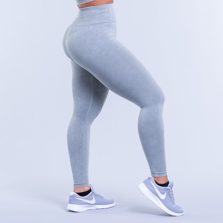 Leggings Dfyne Valkyrie Acid Wash Femme Vert | 71635-UQOF