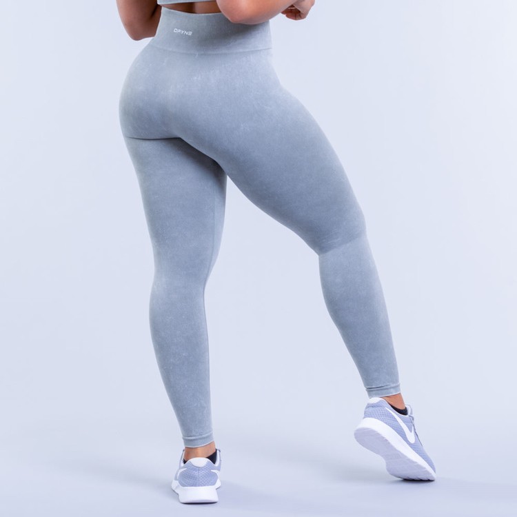 Leggings Dfyne Valkyrie Acid Wash Femme Vert | 71635-UQOF