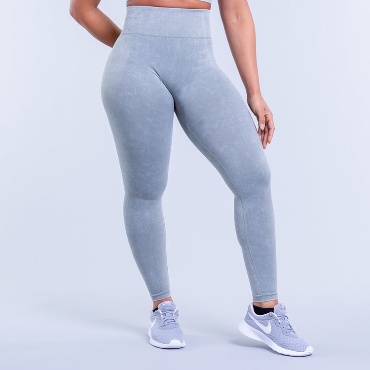Leggings Dfyne Valkyrie Acid Wash Femme Vert | 71635-UQOF