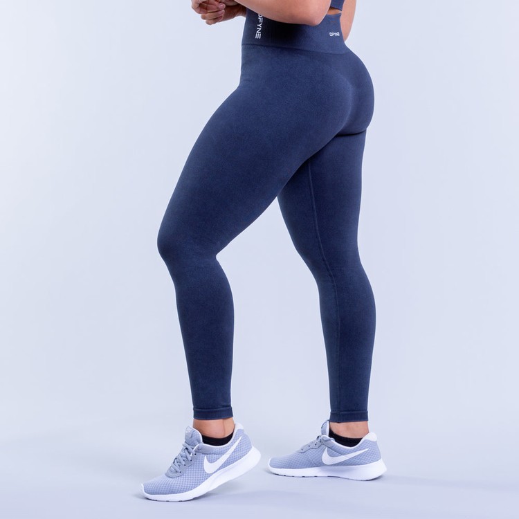 Leggings Dfyne Valkyrie Acid Wash Femme Grise | 71954-VWJU