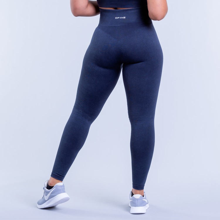 Leggings Dfyne Valkyrie Acid Wash Femme Grise | 71954-VWJU