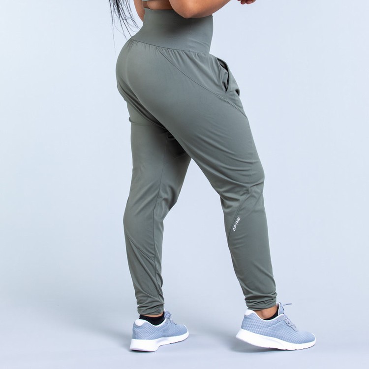 Pantalon Dfyne Origin Harem Tapered Fit Femme Vert | 38027-ALIU