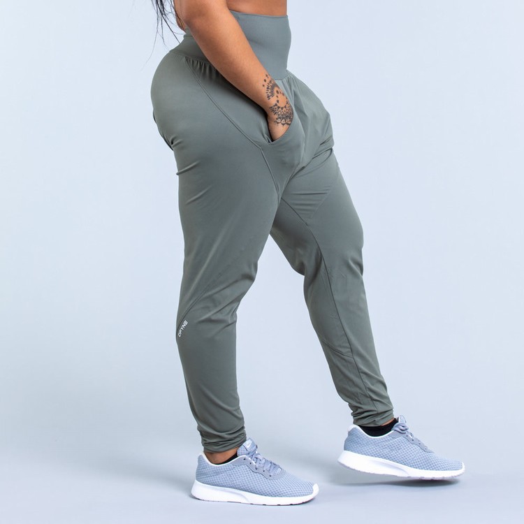 Pantalon Dfyne Origin Harem Tapered Fit Femme Vert | 38027-ALIU