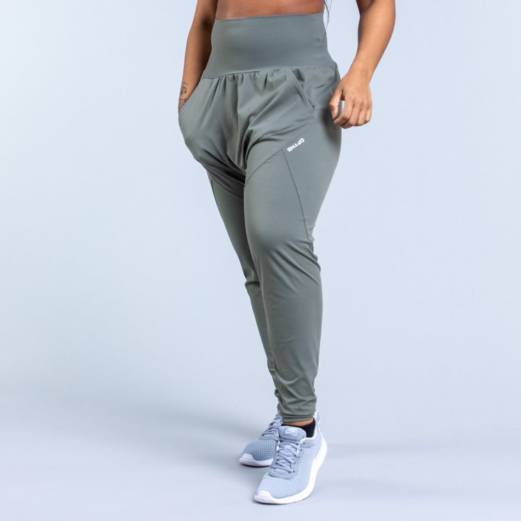 Pantalon Dfyne Origin Harem Tapered Fit Femme Vert | 38027-ALIU
