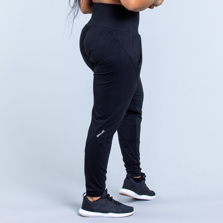 Pantalon Dfyne Origin Harem Tapered Fit Femme Noir | 54783-AWMU