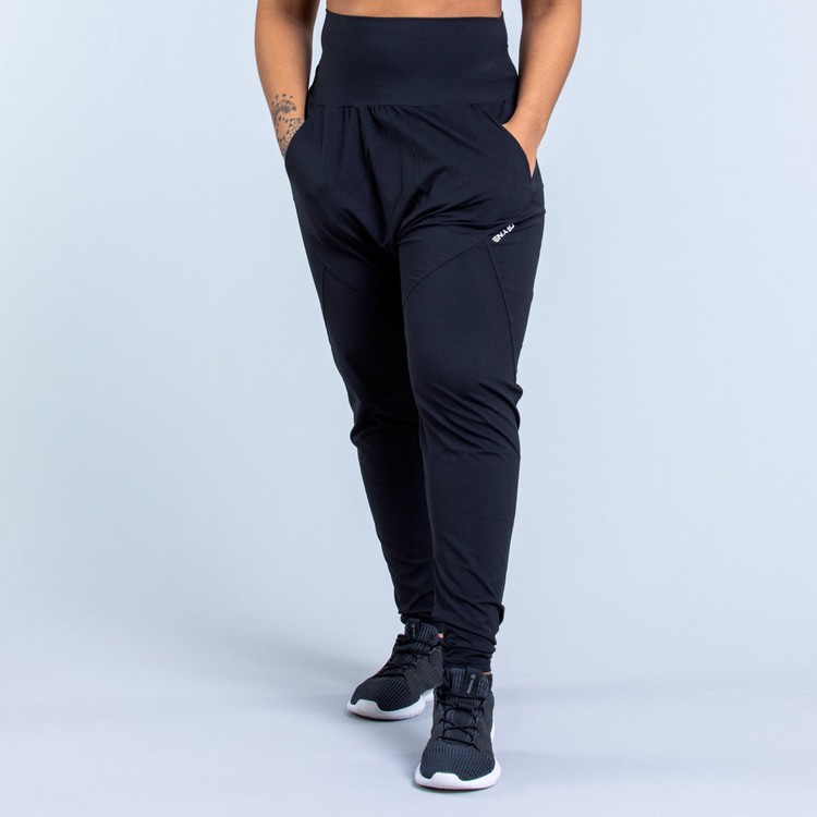 Pantalon Dfyne Origin Harem Tapered Fit Femme Noir | 54783-AWMU