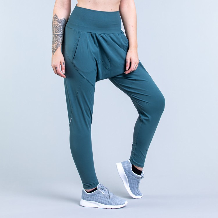 Pantalon Dfyne Origin Harem Tapered Fit Femme Turquoise Clair | 75390-YTHE
