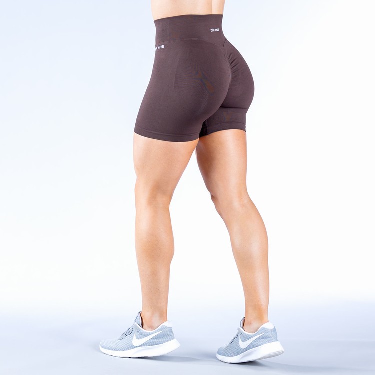 Shorts Dfyne Dynamic | 4.5' Femme Chocolat Marron | 78192-VJLO