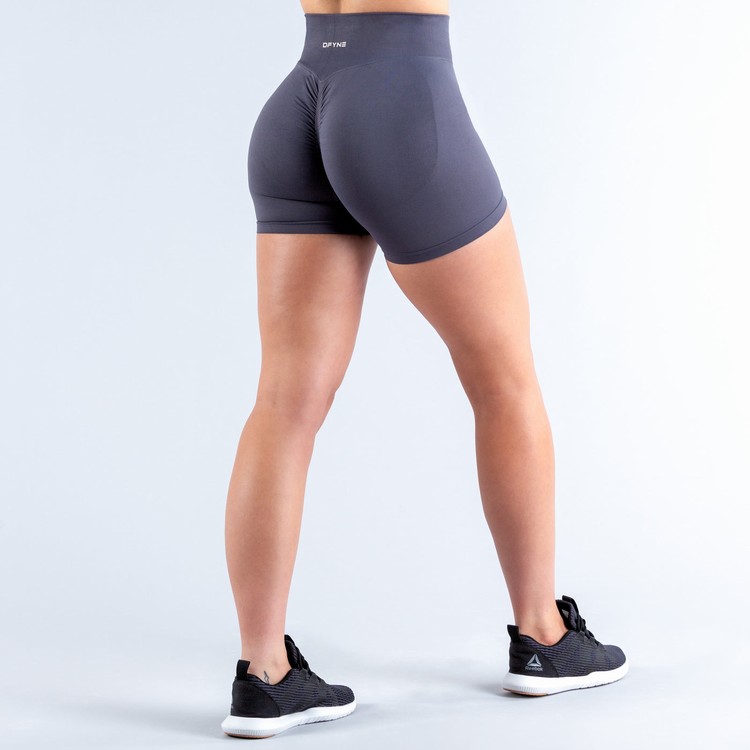 Shorts Dfyne Dynamic | 4.5' Femme Grise Foncé | 53726-FQYB