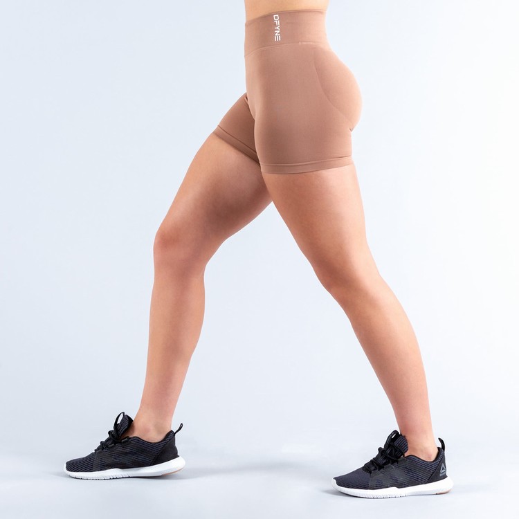 Shorts Dfyne Dynamic | 4.5' Femme Marron | 29468-BECL