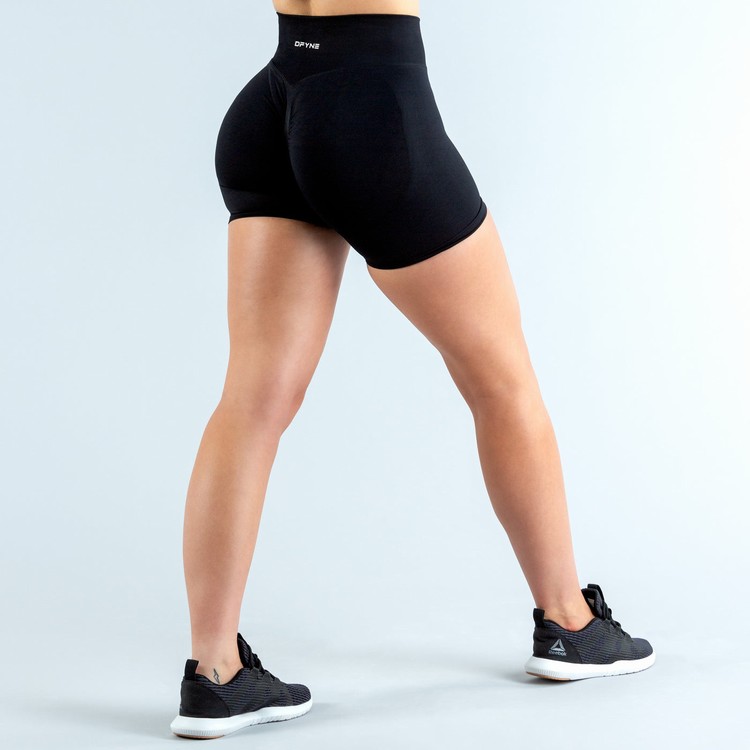 Shorts Dfyne Dynamic | 4.5' Femme Noir | 09174-UYKJ