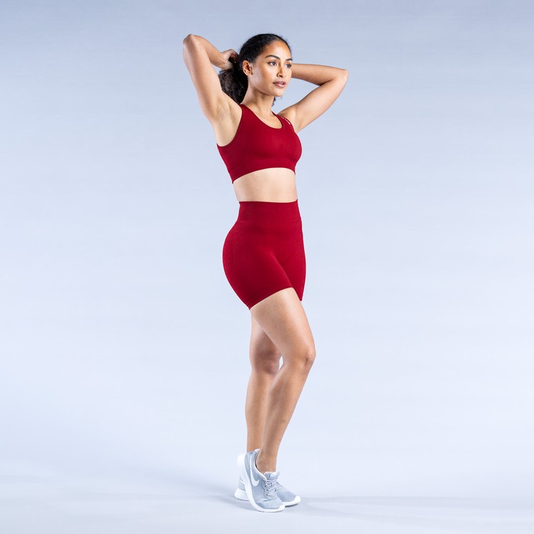 Shorts Dfyne Dynamic | 4.5' Femme Rouge | 29478-IWCH