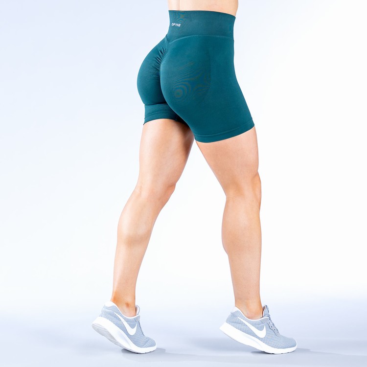 Shorts Dfyne Dynamic | 4.5' Femme Turquoise Foncé Vert | 32865-VAYL