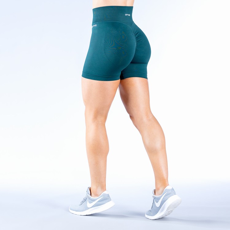 Shorts Dfyne Dynamic | 4.5' Femme Turquoise Foncé Vert | 32865-VAYL
