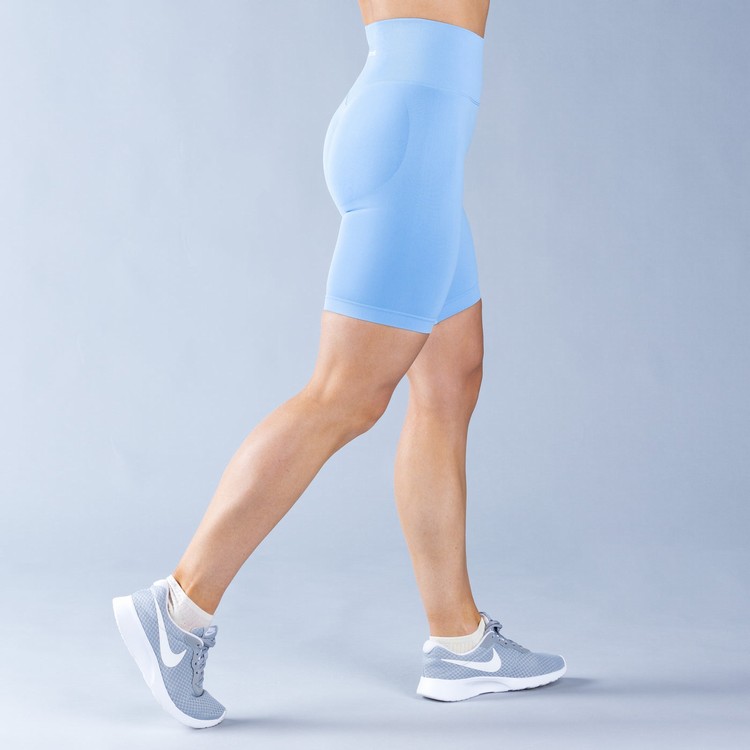 Shorts Dfyne Dynamic Femme Bleu Clair | 91768-KVIS