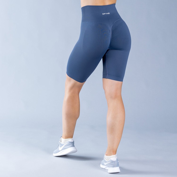 Shorts Dfyne Dynamic Femme Bleu Foncé | 89102-GOUT