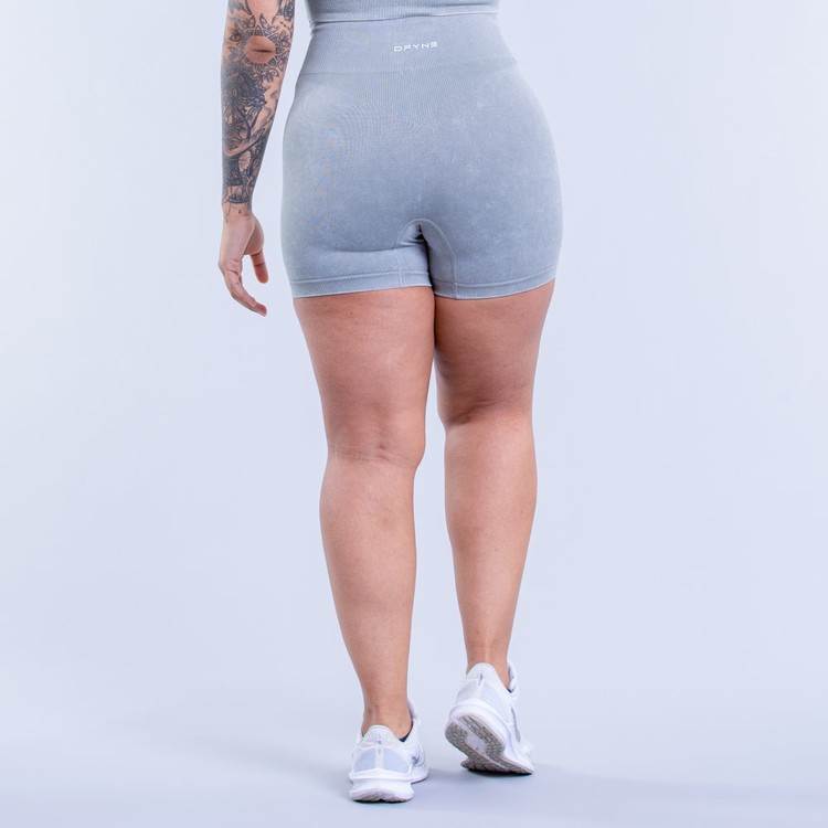 Shorts Dfyne Valkyrie Acid Wash Femme Vert | 87356-WOBU