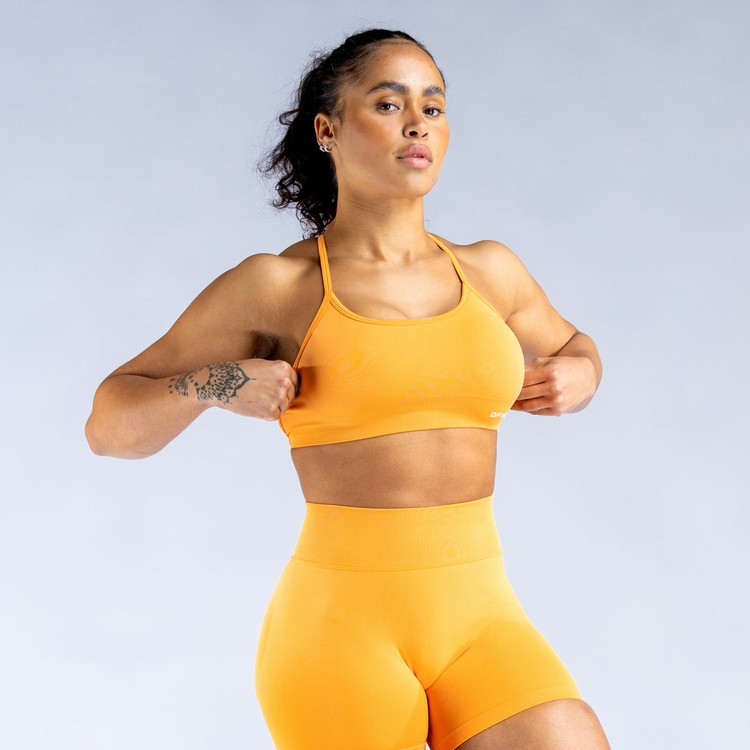 Soutien Gorge Sport Dfyne Dynamic Backless Femme Orange | 39452-JKVY