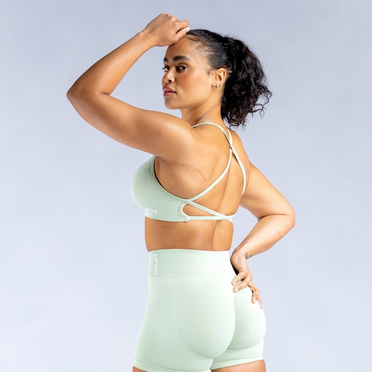 Soutien Gorge Sport Dfyne Dynamic Backless Femme Vert | 82653-QJNS