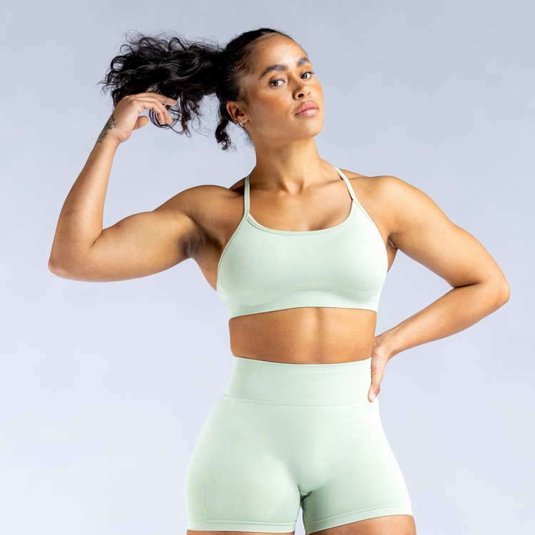 Soutien Gorge Sport Dfyne Dynamic Backless Femme Vert | 82653-QJNS
