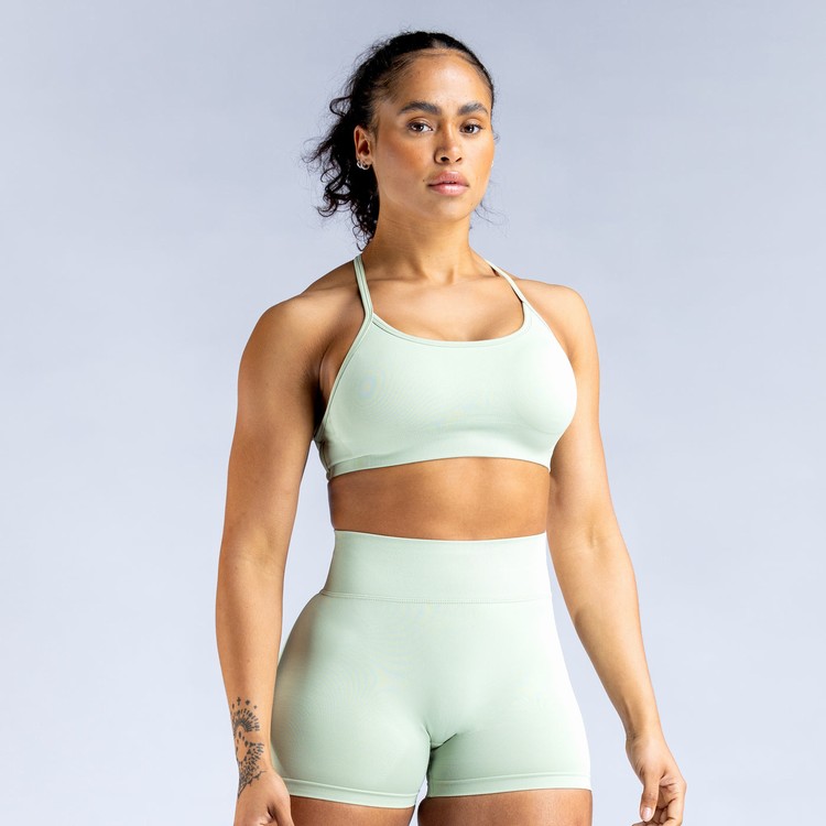 Soutien Gorge Sport Dfyne Dynamic Backless Femme Vert | 82653-QJNS