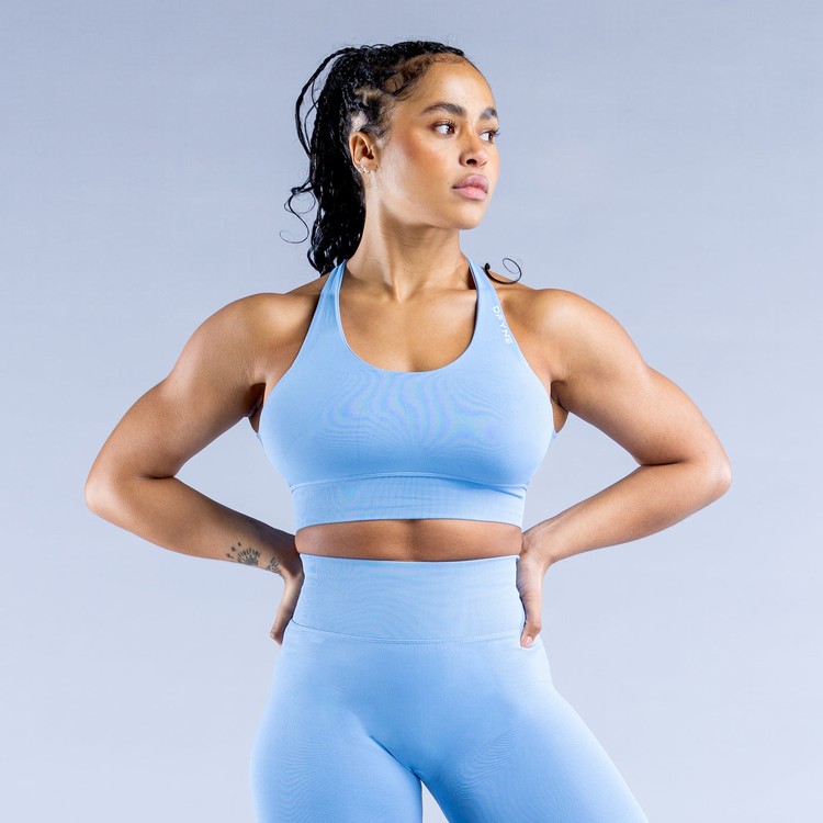 Soutien Gorge Sport Dfyne Dynamic Femme Bleu | 04952-KYTX