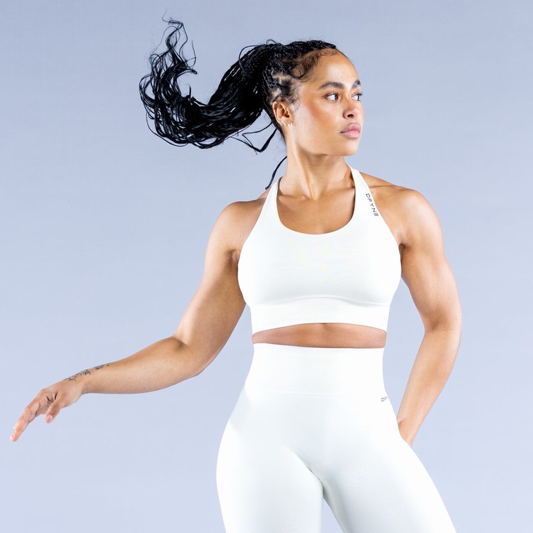 Soutien Gorge Sport Dfyne Dynamic Femme Blanche | 08514-PRGJ