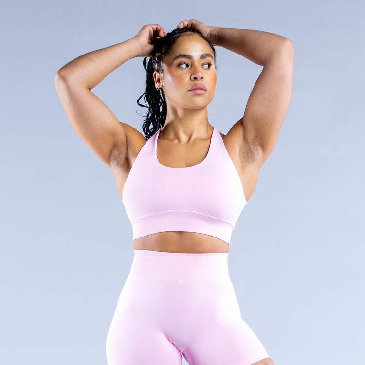 Soutien Gorge Sport Dfyne Dynamic Femme Rose Clair Rose | 26081-EOJP
