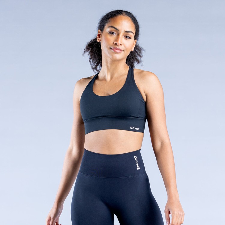 Soutien Gorge Sport Dfyne Origin Femme Noir | 96134-YALD