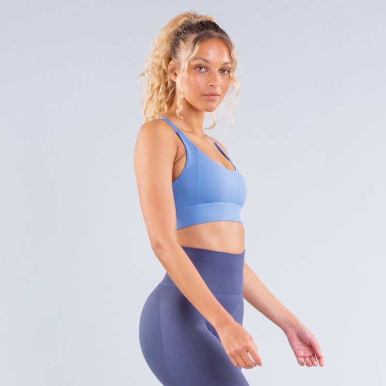 Soutien Gorge Sport Dfyne Origin High-Support Femme Bleu Clair | 14786-GFOA