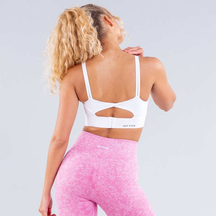 Soutien Gorge Sport Dfyne Origin High-Support Femme Blanche | 17652-DZSX
