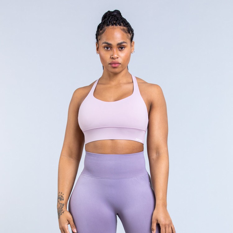 Soutien Gorge Sport Dfyne Origin Medium-Support Femme Violette | 26593-ZLDK