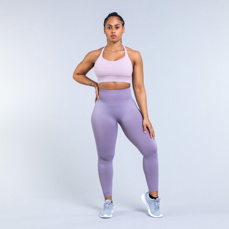 Soutien Gorge Sport Dfyne Origin Medium-Support Femme Violette | 26593-ZLDK