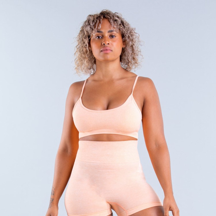 Soutien Gorge Sport Dfyne Valkyrie Standard-Support Femme Corail | 10847-QYVB