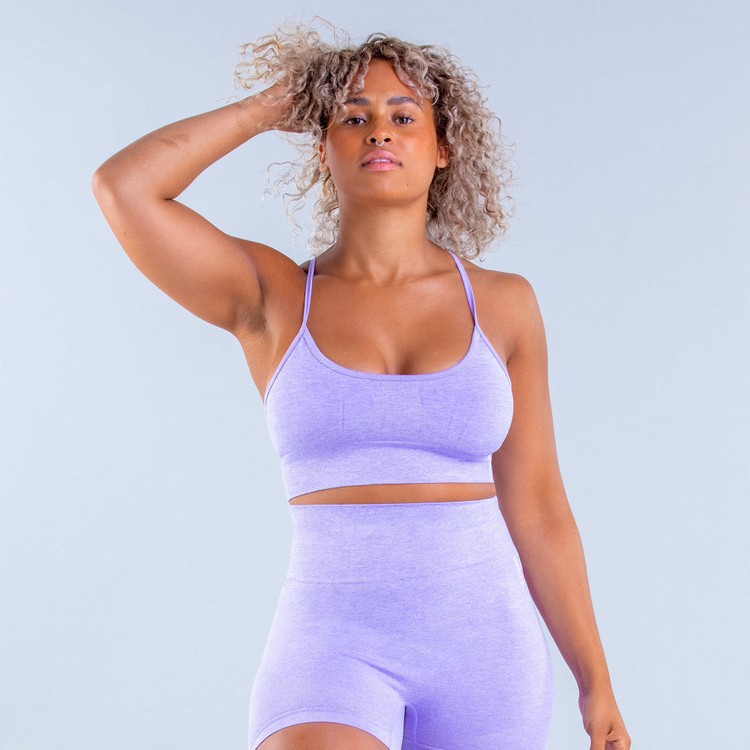 Soutien Gorge Sport Dfyne Valkyrie Standard-Support Femme Violette | 12368-EJDM